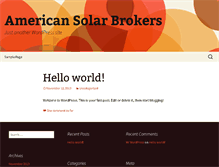 Tablet Screenshot of americansolarbrokers.com